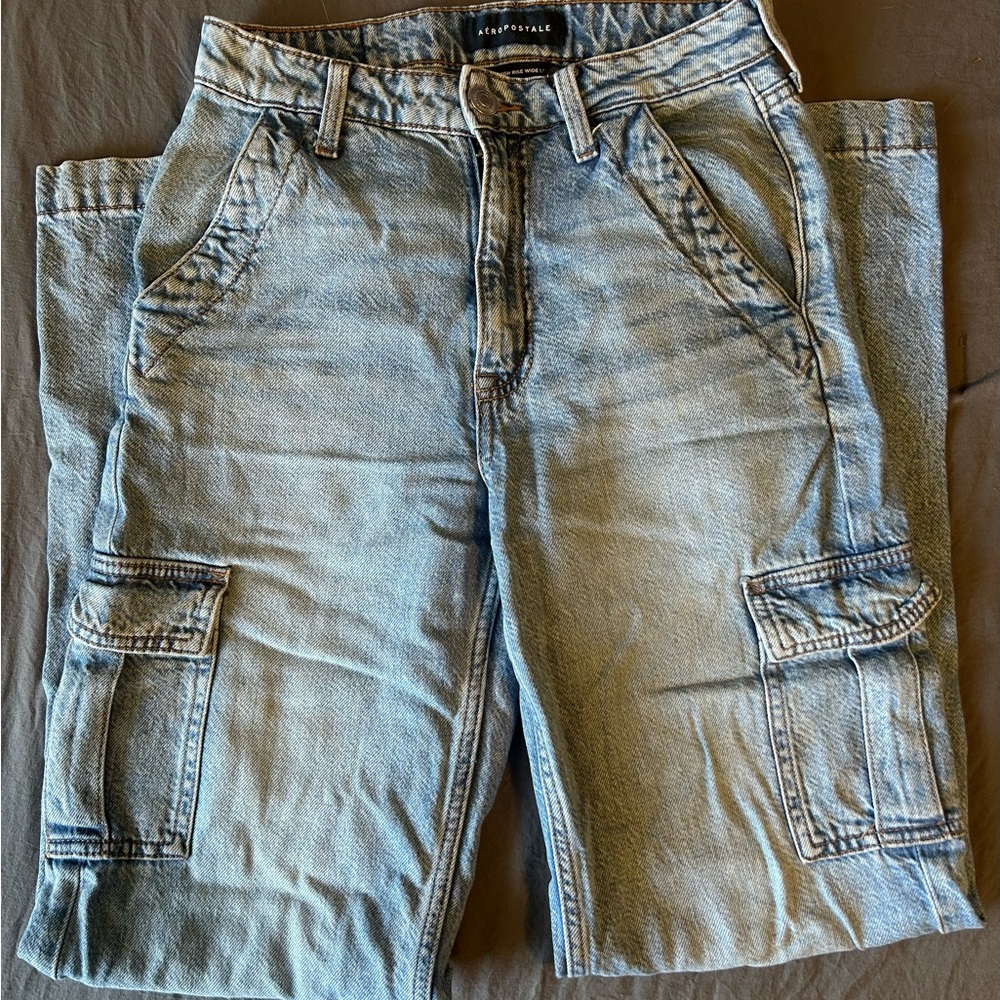 Aeropostale Blue Denim High Rise Jeans